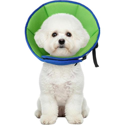 Dog Cone Collar After Surgery, Adjustable Soft Recovery Cone for Small Dogs to Stop Licking, Light-Weight Comfortable Elizabethan Collar for Dogs Anti-Bite Lick Protective Wound
