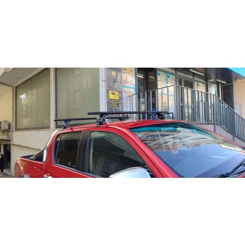 For Toyota Hilux 2015-2021 Roof Rack Cross Bars Normal Roof Alu Black