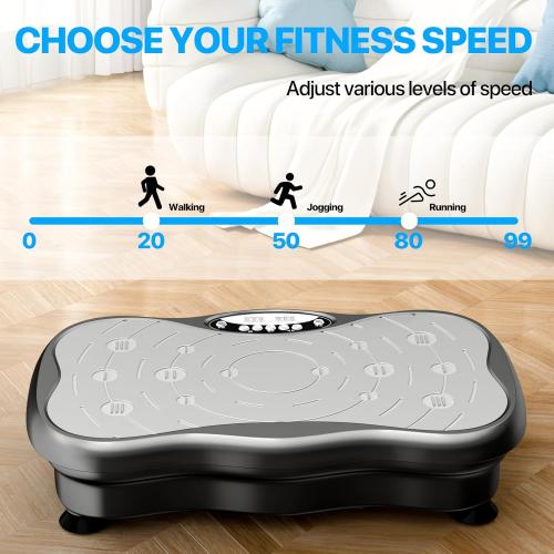 Vibration Plate Exercise Machine for Lymphatic Drainage Weight Loss, Whole Body Workout Vibration Fitness Platform ,Home Training Equipment ,Sport Gym for Weight Loss Fat Burner for Women Men