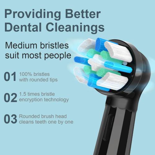 12 PCS IO Replacement Heads Compatible with Oral b iO 2/3/4/5/6/7/8/9/10 Series Electric Toothbrush, Brush Heads Compatible with Oral B IO for Teeth Cleaning (Black/White)