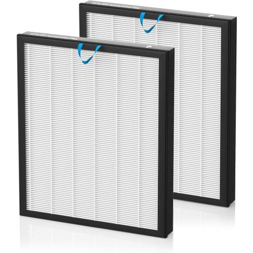 Vital 200S Replacement Filter for LEVOIT Vital 200S and Vital 200S-P Air Purifier, 2 Pack H13 True HEPA and High-Efficiency Activated Carbon Vital 200S-P Replacement Filter, Vital 200S-RF, White