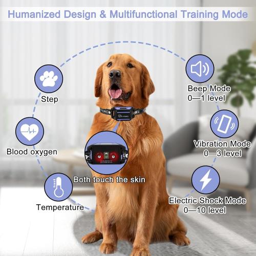 E-FENCE GPS Wireless Dog Collar Fence System,Electric Fence for Dogs,Adjustable Warning Strength,Pet Containment System, Outdoor Use Only