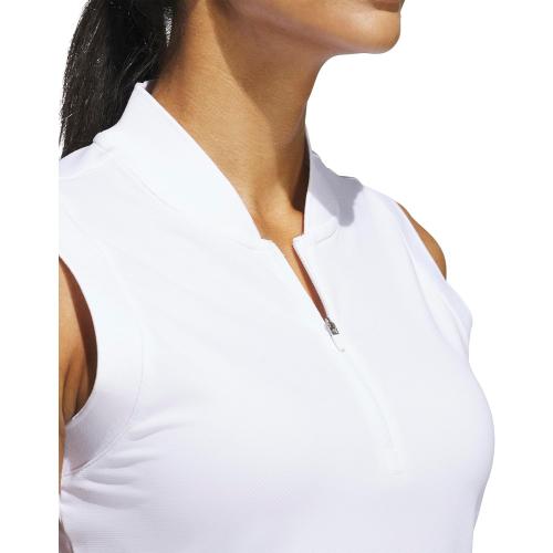 Size XL adidas Women's button Sleeveless Polo Shirt