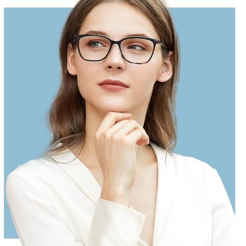 BLUEMOKY Blue Light Reading Glasses for Women 3 Pack Fashion Cat Eye Computer Glasses Bluelight Blocking Reader
