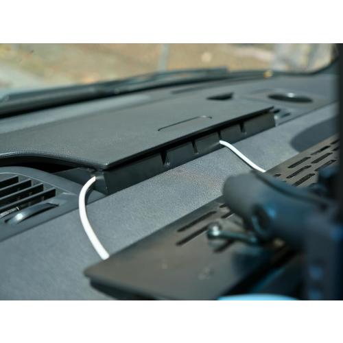 White Top Adventures Sprinter Dash Cable Organizer 2019  – Compatible with Mercedes-Benz VS30, Airstream, Winnebago, Jayco, Storyteller Overland – Cord Holder for Dash Charging Cabinet