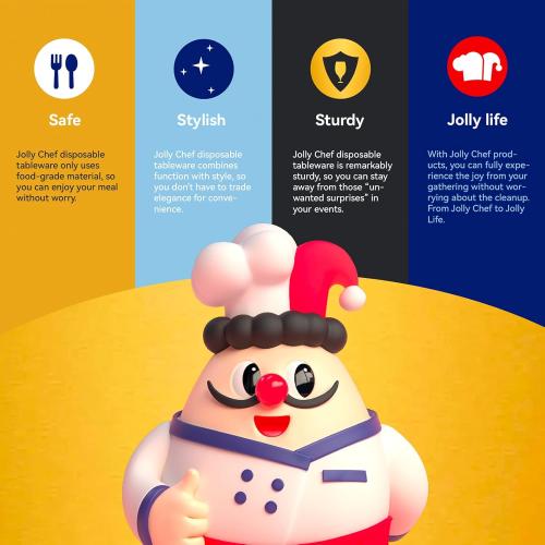 JOLLY CHEF 16 oz Coffee Cups with Lids 100 Pack, Disposable Hot Paper Coffee Cups with Lids, Sleeves and Stirrers for Christmas, Thanksgiving, Party