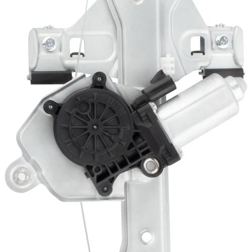 BOXI 751-565 Rear Driver Side Power Window Regulator with Motor Fit for Chevrolet Sonic 2012 2013 2014 2015 2016 2017 2018-2020 / Silvery / 95494532