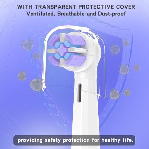 Toothbrush Replacement Heads Compatible with Oral B iO 10 9 8 7 6 5 4 3 Series Electric Toothbrush, 10 Pack Brush Heads, Black   White