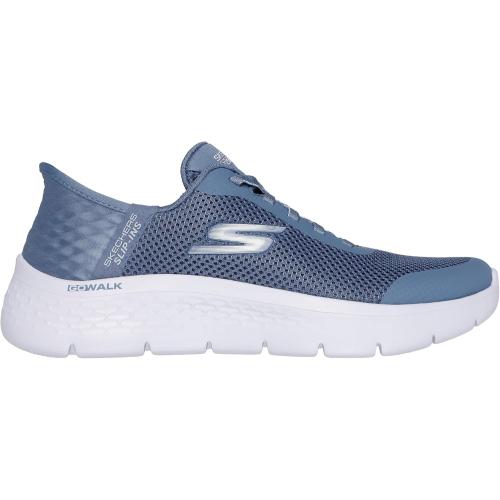 Size 7.5 womens color grey and light blue Skechers Women's Low-top Sneakers