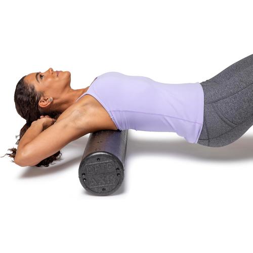 OPTP AXIS Firm Foam Roller, High Density Foam Roller for Physical Therapy, Yoga, Pilates, Fitness Exercise and Sports Training (Black, 36 X 6 Round)