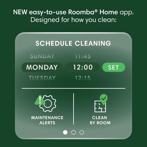 iRobot Roomba 105 Vac Robot Vacuum with AutoEmpty Dock for Carpet & Hard Floor - Self-Empties for 75 Days, Easy to use, Intense Power-Lifting Suction, LiDAR Navigation, Cleans in Neat Rows