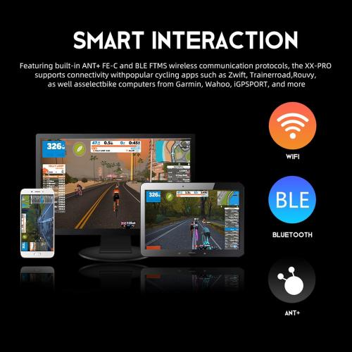 ThinkRider XXPRO Direct Drive Smart Bike Trainer Max 2500W Indoor Training Generate Electricity by Oneself Bicycle Roller