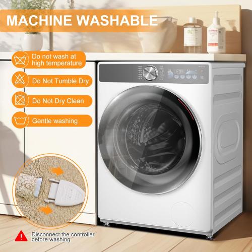 Heated Blanket Full Size 72X84 Beige - Soft Double Sided Sherpa Electric Blanket Full Size with LED Display, 6 Heating Levels & 10 hrs Timer, Machine Washable & Fast Heating, Gift for Women