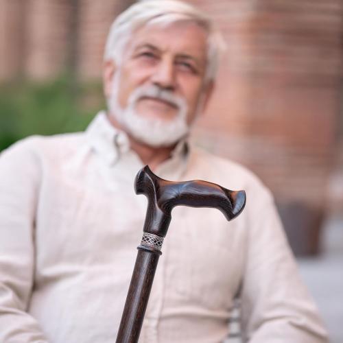 Asterom Walking Cane for Men & Women - Handmade, Ergonomic, Wooden Canes - Cool Walking Sticks for Seniors