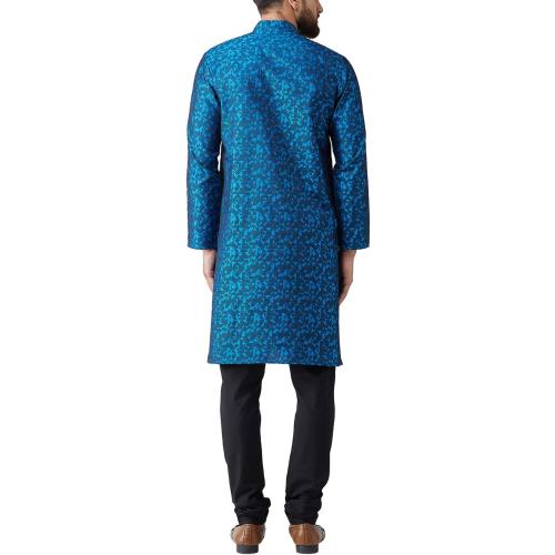 Size 42 XL Sojanya (Since 1958 Men'S Jackquard Silk Only Long Kurta