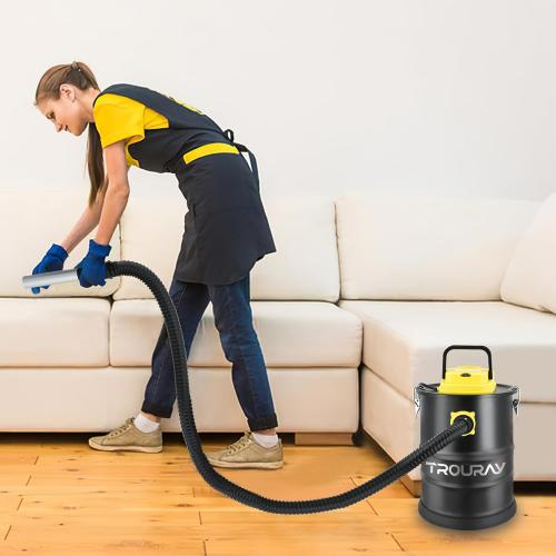 Ash Vacuum Cleaner,2.6 Gallon Heat-Resistant Lightweight Canister Vac Cleaners with 800W Powerful Suction and Blowing for Home