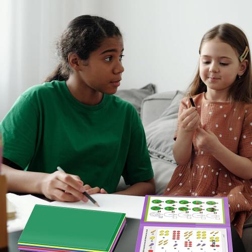 COLOR GREEN ❗❗30 Pcs Parent Teacher Classroom Communication Folder with Clear Front Pockets, 2 Pockets Homework Folders Take Home Plastic Folders for Kid Student Home and Classroom