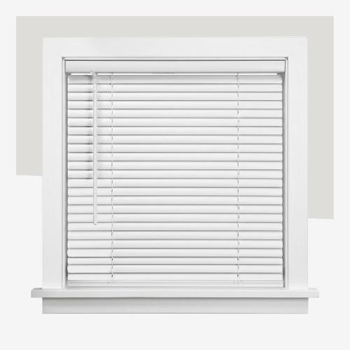 CHICOLOGY Cordless Mini Blinds, 1 Inch Vinyl Window Blinds, Room Darkening & Privacy, Easy Install with Adhesive Brackets, Child Safe, for Windows, Doors & Campers, Midnight White,31 W x 72 H