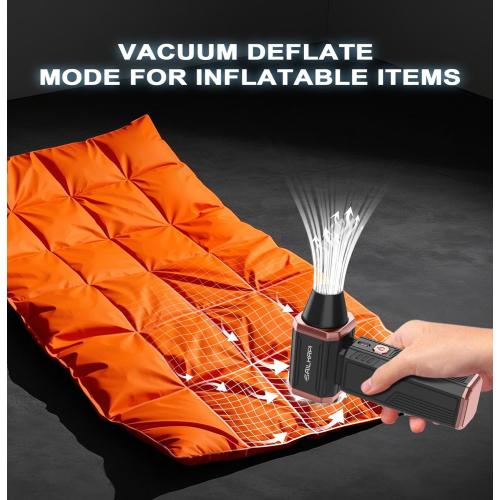 Electric Air Duster, 300000RPM High-Speed Cordless Blower for Barber with Variable Speed & Brushless Motor, Portable Mini Blower for Keyboard, PC, Computer, Replaces Canned Air, Gifts for Men