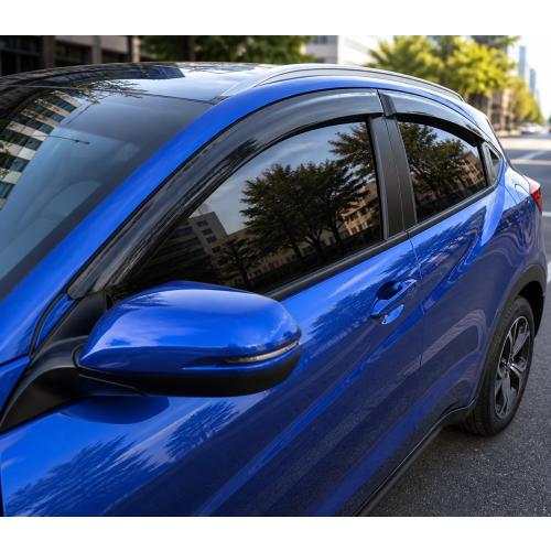 2016-2022 Tape-On Rain Guards for Honda HR-V Side Window Visor Deflectors Lx Ex Sport Ex-L HRV Durable Vent Shades 2017 2018 2019 2020 2021