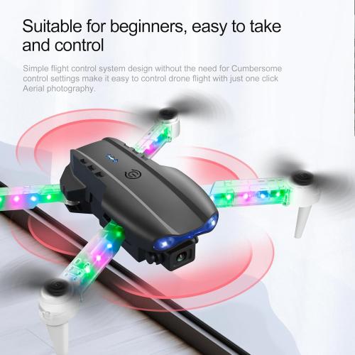 ikaufen E99 Drone Single camera,No Screen Control Camera for Adults RC Drone With 480P Dual Camera WiFi FPV Foldable Quadcopter Aircraft  1 Battery (E99 No Screen Control Black)