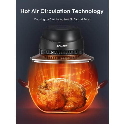 Air Fryer Lid for Instant Pot 6Qt/8Qt, 7 in 1 with LED Touchscreen, Turn Your Pressure Cooker Into in Seconds, Air Fryer Accessories and Recipe Cookbook Included