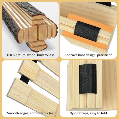 Size twin Japanese Tatami Mat Floor Bed, Knotless Solid Wood, Roll-Up Slatted, Bed Plate with 2 Storage Straps, Moisture-Proof and Breathable for Floor Sleeping or Futon Mattress, Twin