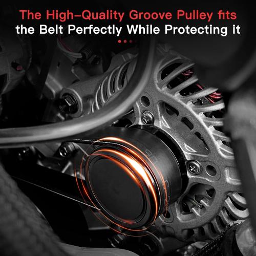 New Alternator fit 2006 2007 2008 2009 2010 4.6L for Cadillac DTS Alternator for Buick Lucerne Alternator Compatible OEM Alternator Replacement# 11178 104210-4370 104210-5990 20843302 25755840