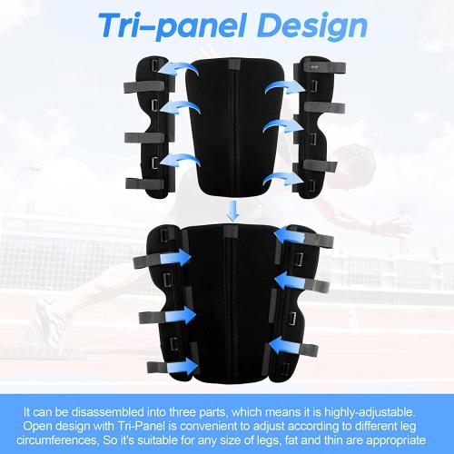 3-Panel Knee Immobilizer Full Leg Support Brace, Aluminum alloy Straight Knee Splint - for Knee Pre-and Postoperative & Injury or Surgery Recovery (Update Size M)