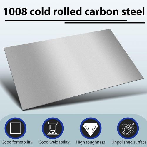 Blulu 1 Pcs 20 Gauge Steel Sheet Metal 36 x 24 Inch 1008 Carbon Cold Rolled Steel Unpolished (Mill) Finish Stock Metal Flat Sheets for DIY Projects Industrial