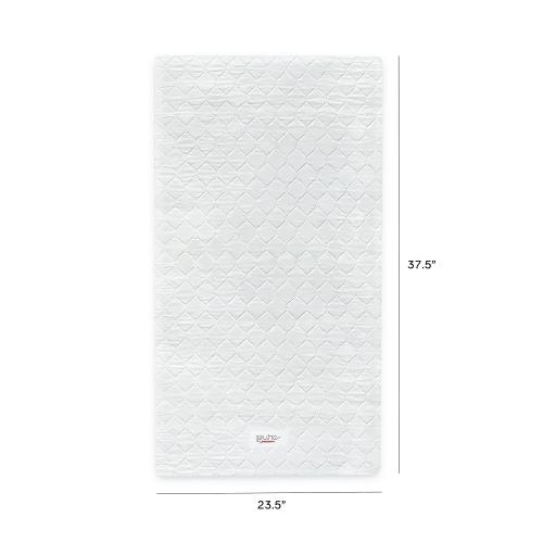 Babyletto Pure Core Mini Crib Mattress, Hybrid Waterproof Cover, Lightweight, Greenguard Gold Certified