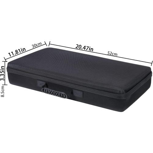 khanka Hard Travel Case Replacement for Pioneer PRO DJ (DDJ-FLX4) 2-deck Rekordbox Pioneer Smart DJ Controller