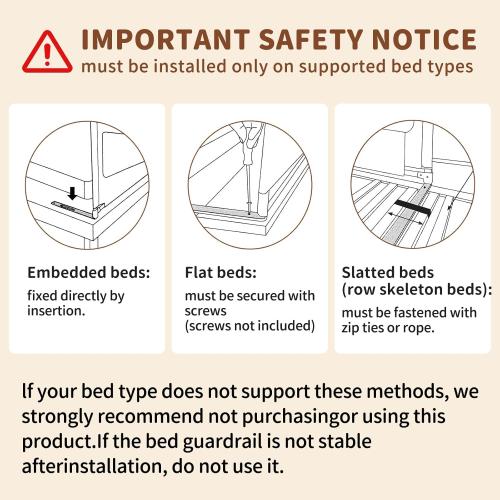 3-Piece King Size Bed Rail for Toddlers - Height Adjustable Baby Bed Rail Guard with Headboard Rod,Safety Bed Rails for King Size Bed with Child Lock(78.74x78.74x74.8 Inch)