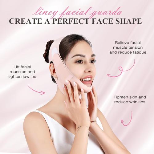 Jawline Shaper,V Line Lifting Mask,Pink,M