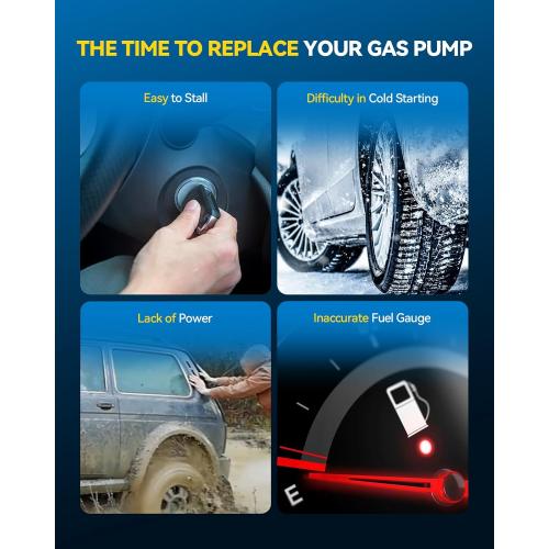 PHILTOP FG1439 Electric Fuel Pump Module Assembly, Compatible with Ram 1500 2013 V6 3.6L / V8 4.7L / 5.7L, 2015–2017 V6 3.6L / V8 5.7L, Replaces SP7223M, E7270M, FG1354, EFG1439, P77018M