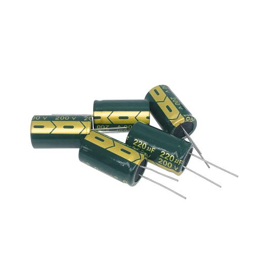 5pcs 200V 220uF 18x30mm Aluminum Electrolytic Capacitors