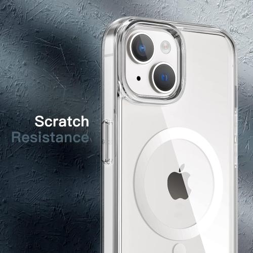JETech Magnetic Case for iPhone 14, Clear