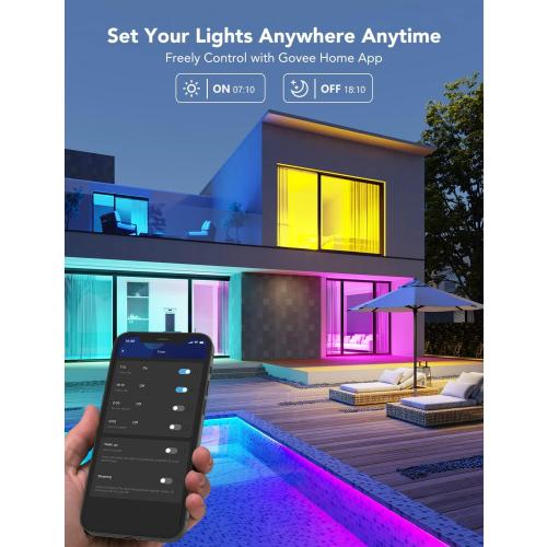 Govee LED Smart Light Bulbs, 1000LM RGBWW A19 75W E26 Base 4 Pack | Color Changing Light Bulb, Work with Matter Alexa and Google Assistant, Smart Bulbs for Bedroom, Living Room