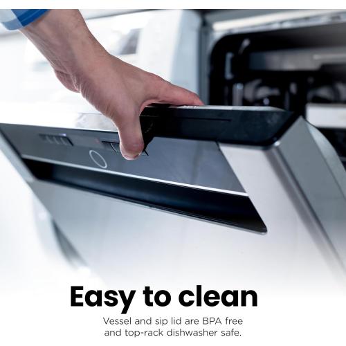 Ninja BC151BK Blast Portable Blender, Cordless, 18oz. Vessel, Personal Blender-for Shakes & Smoothies, BPA Free, Leakproof-Lid & Sip Spout, USB-C Rechargeable, Dishwasher Safe Parts, Black