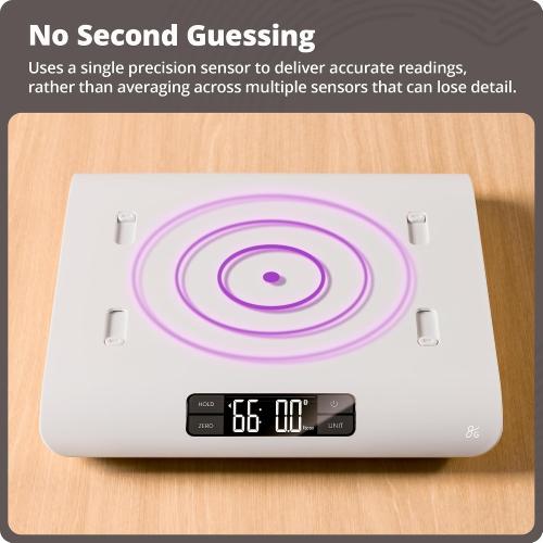 Greater Goods Digital Baby Scale for Infants & Toddlers, Non-Connected | Digital Newborn Scale with Removable Tray, 2-in-1 Design, Hold for Wiggly Babies, Quick Tare, 0.1oz Accuracy, 66lb Capacity