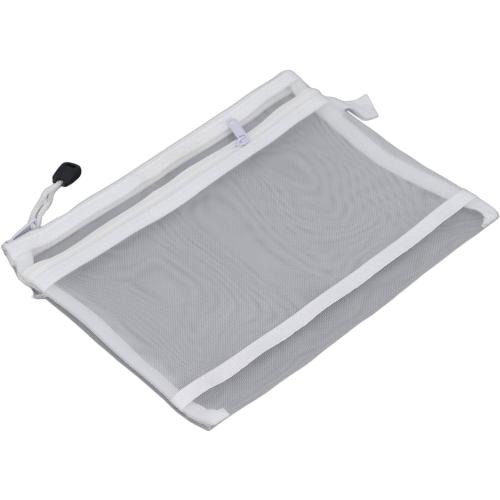 14PCS Zipper Mesh Pouch Double Layer A5 Size Nylon Mesh Zipper Pouch Bag