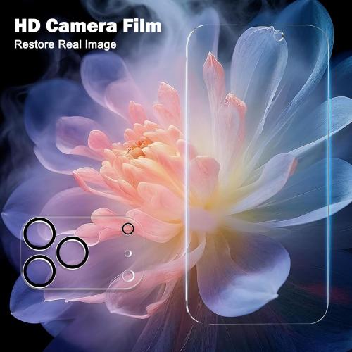 PEHAEL 3 3 Pack for iPhone 17 Pro Max Privacy Screen Protector with Camera Lens Protector Full Coverage Anti-Spy Tempered Glass Film 9H Hardness Easy Installation Bubble Free [6.9 inch]