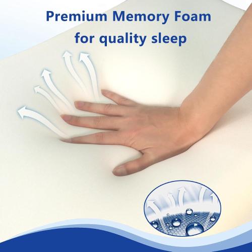 Miniluck Memory Foam Pillow,  0 pressure bonding,  slow rebound,  preventing cervical spondylosis , prevent facial wrinkles. Cooling Pillow with Washable Cover Sleeping Pillows.
