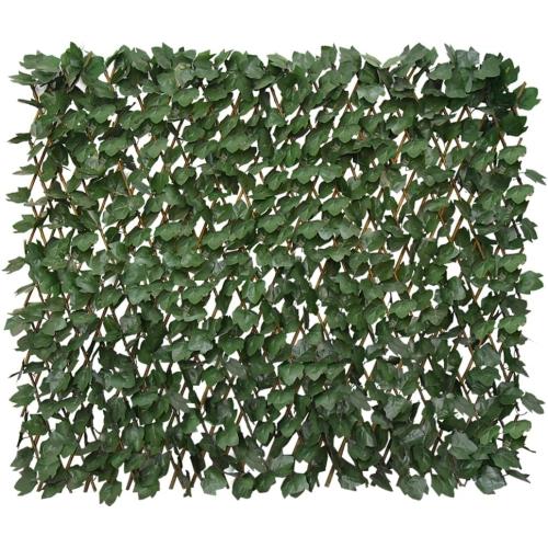 Expandable Fence Privacy Screen for Balcony Patio Outdoor,Decorative Faux Ivy Fencing Panel,Artificial Hedges (Single Sided Leaves)……