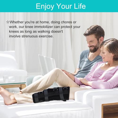 Size Large Unisex Knee and leg immobilization Stabilizer for Post Surgery Recovery,Knee Fractures,Instability, ACL,MCL,Meniscus Tear,Arthritis,Displacement Recovery,18.1 Length Universal