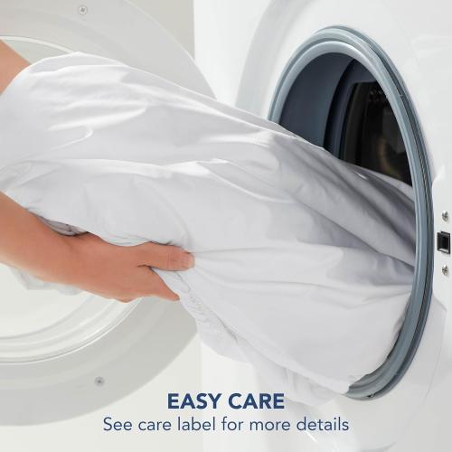 Color White Serta Memory Flex Soft King Mattress Topper, 2 Pillow Top Mattress Pad, Cushioning Stain Resistant Mattress Protector with 15 Pocket for Secure Fit, Machine Washable, White