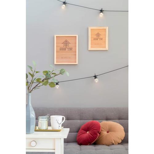 Wooden Poster Picture Frame 24x36-100% Natural Eco Unfinished Solid Pine Wood with Deep Borders for Wall Mounting Photo Frame