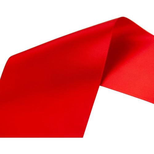VATIN Double Face Red Satin Ribbon 4 Continuous 5 Yards,Red Polyester Fabric Ribbon use for Bows Bouquet, Gift Wrapping, Floral Arrangement Wedding Decoration
