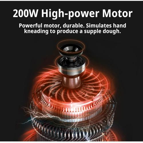 VONCI Electric Dough Maker with Ferment Function,7.3QT (7L) Stainless Steel Dough Mixer Dough Mixer Machine with Fermentation & Timer for Bread, Pizza, Dumplings, Noodles.