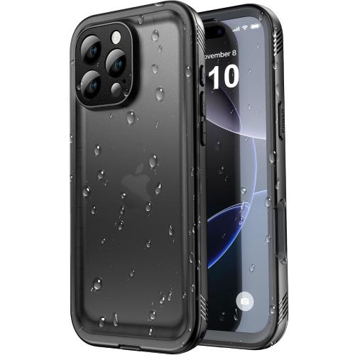 SPORTLINK for iPhone 16 Pro Waterproof Case, Black